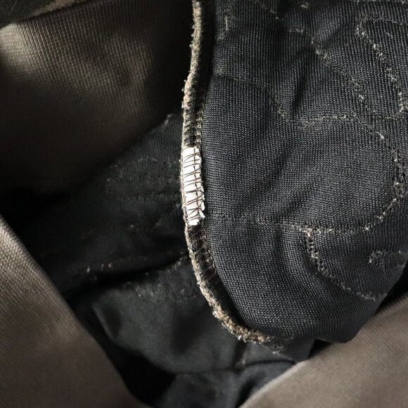 Zara Man Green Sz Lrg Camouflage Quilted Crewneck Stretch Pullover Sweater - Picture 8 of 8